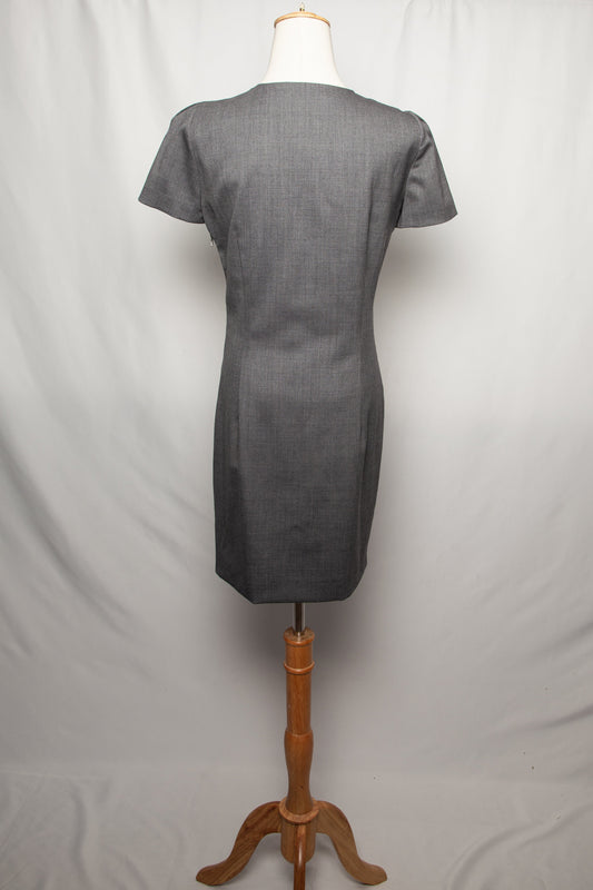 Moschino Gray Cashmere Wool Dress Size M - Good Condition