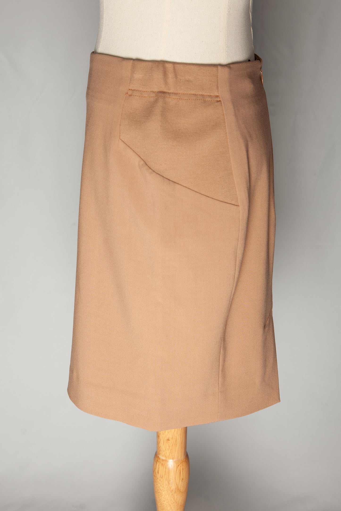 good max mara orange pencil skirt women's xs polyester