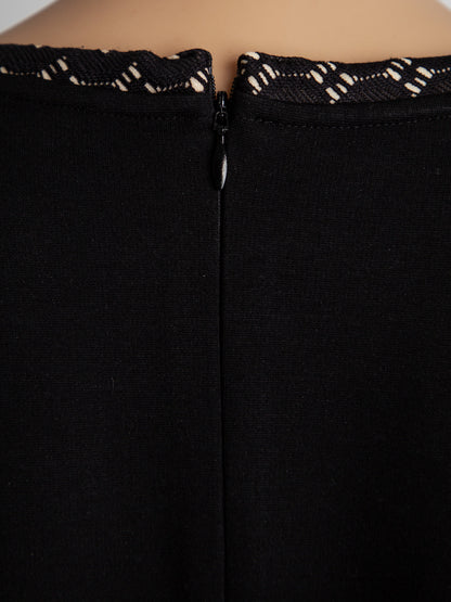 Good Marella Long-Sleeved Black and White Dresses Size M