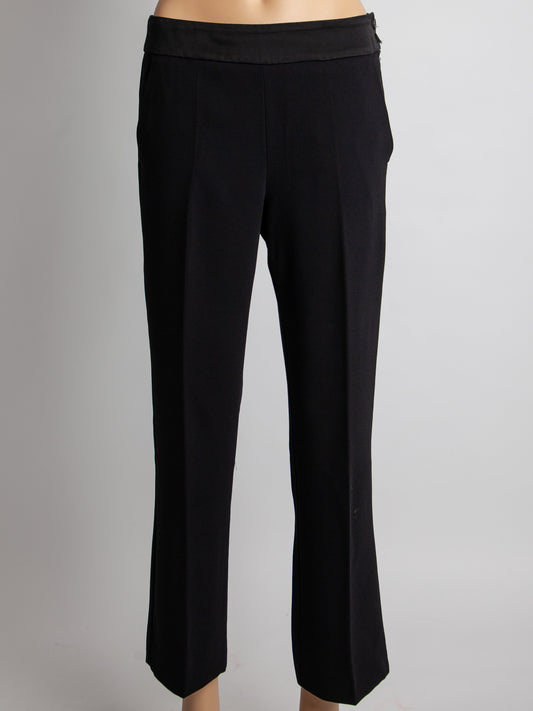 Good Marella Black Polyester Dress Pants for Women - Tailored Fit