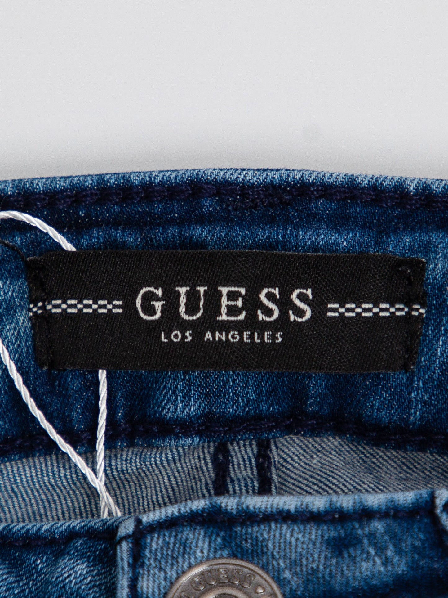 good guess blue denim jeans for kids size 14 cotton