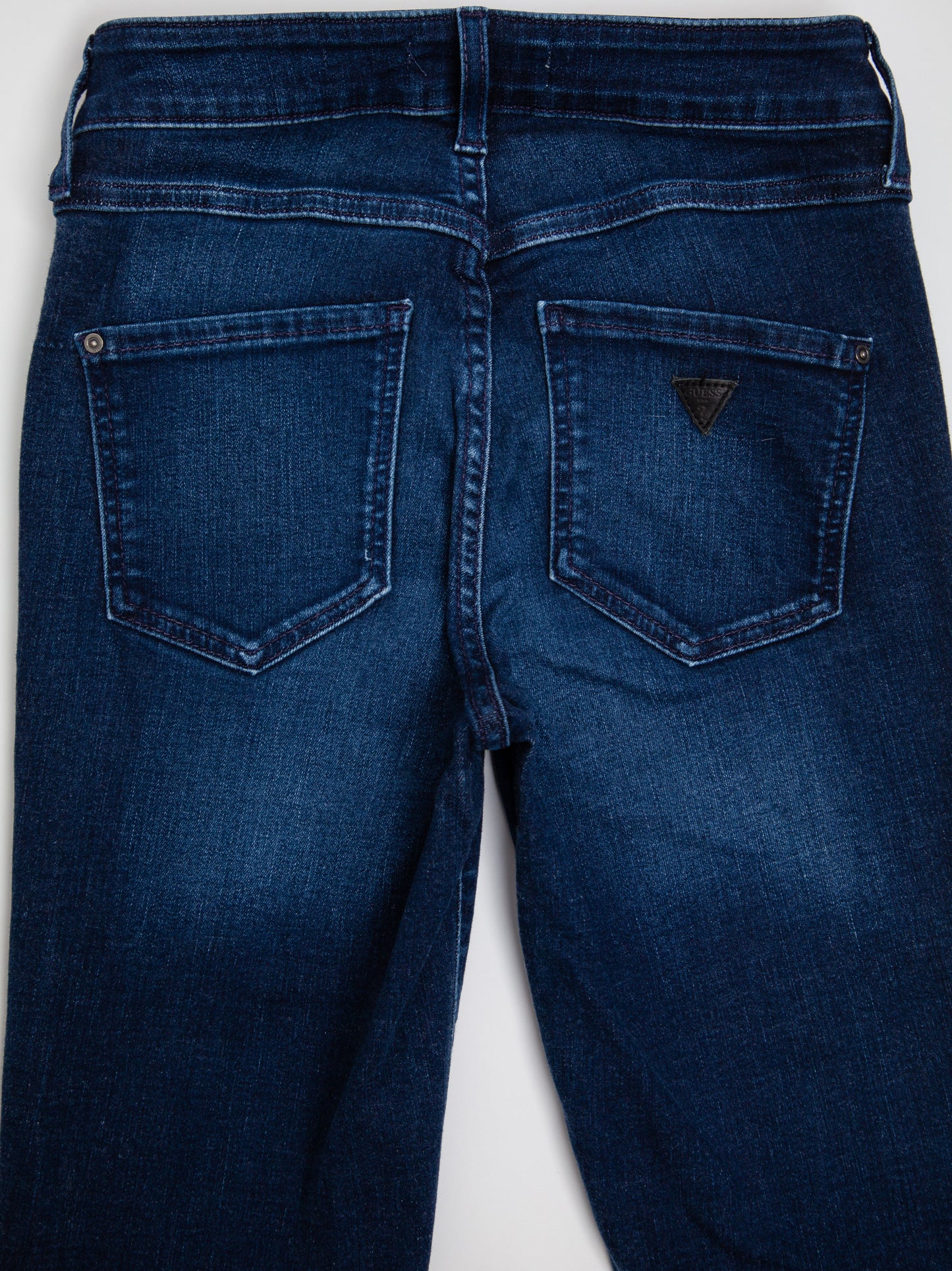 good guess blue denim jeans size 14 for kids - skinny fit