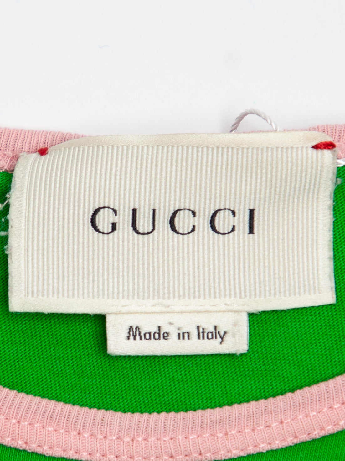 good gucci green cotton t-shirt for kids size 10