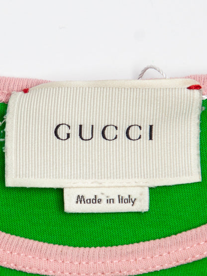 Good Gucci Green Cotton T-Shirt for Kids Size 10
