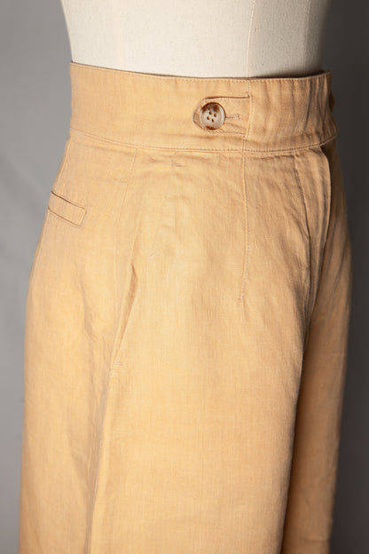 Good Intrend Orange Wide-Leg Trousers Size S for Women