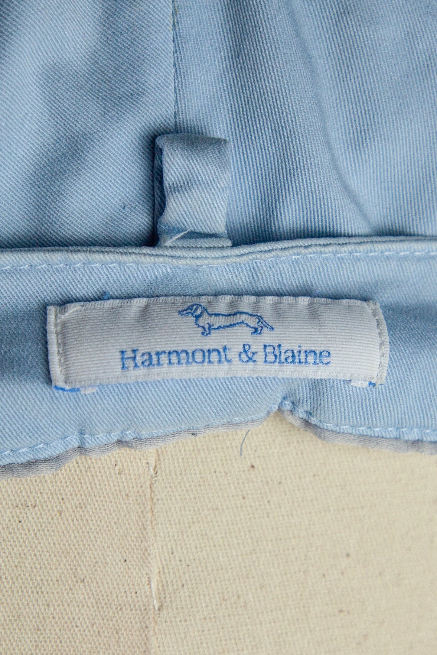 good harmont & blaine blue cotton pants size s for women