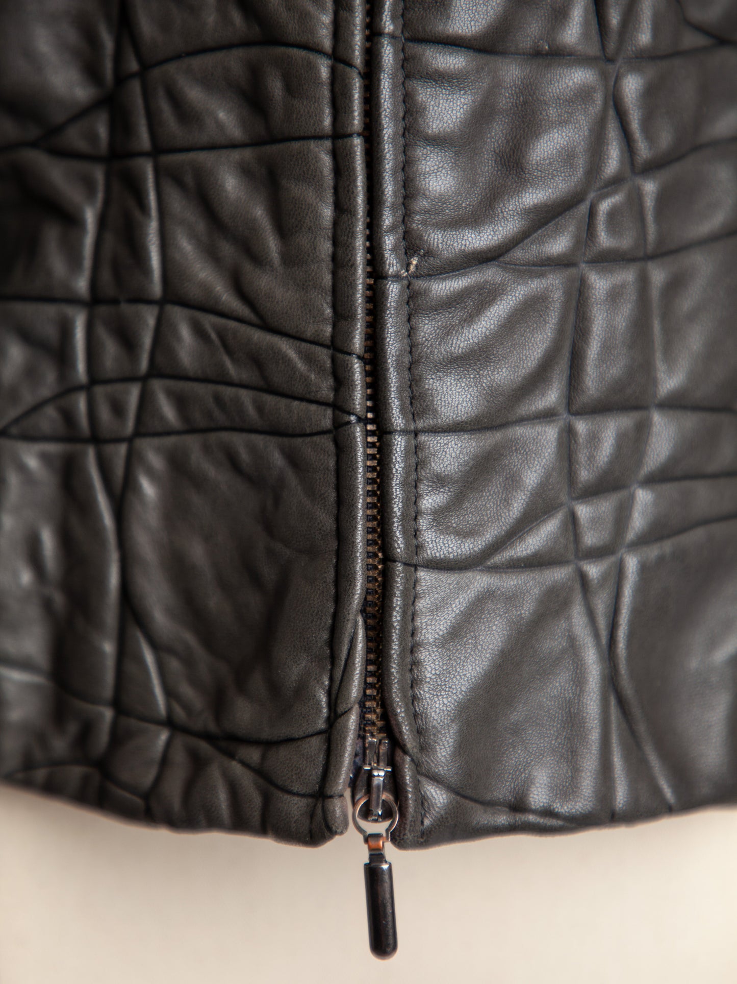 good armani exchange green quilted leather jacket size xxs