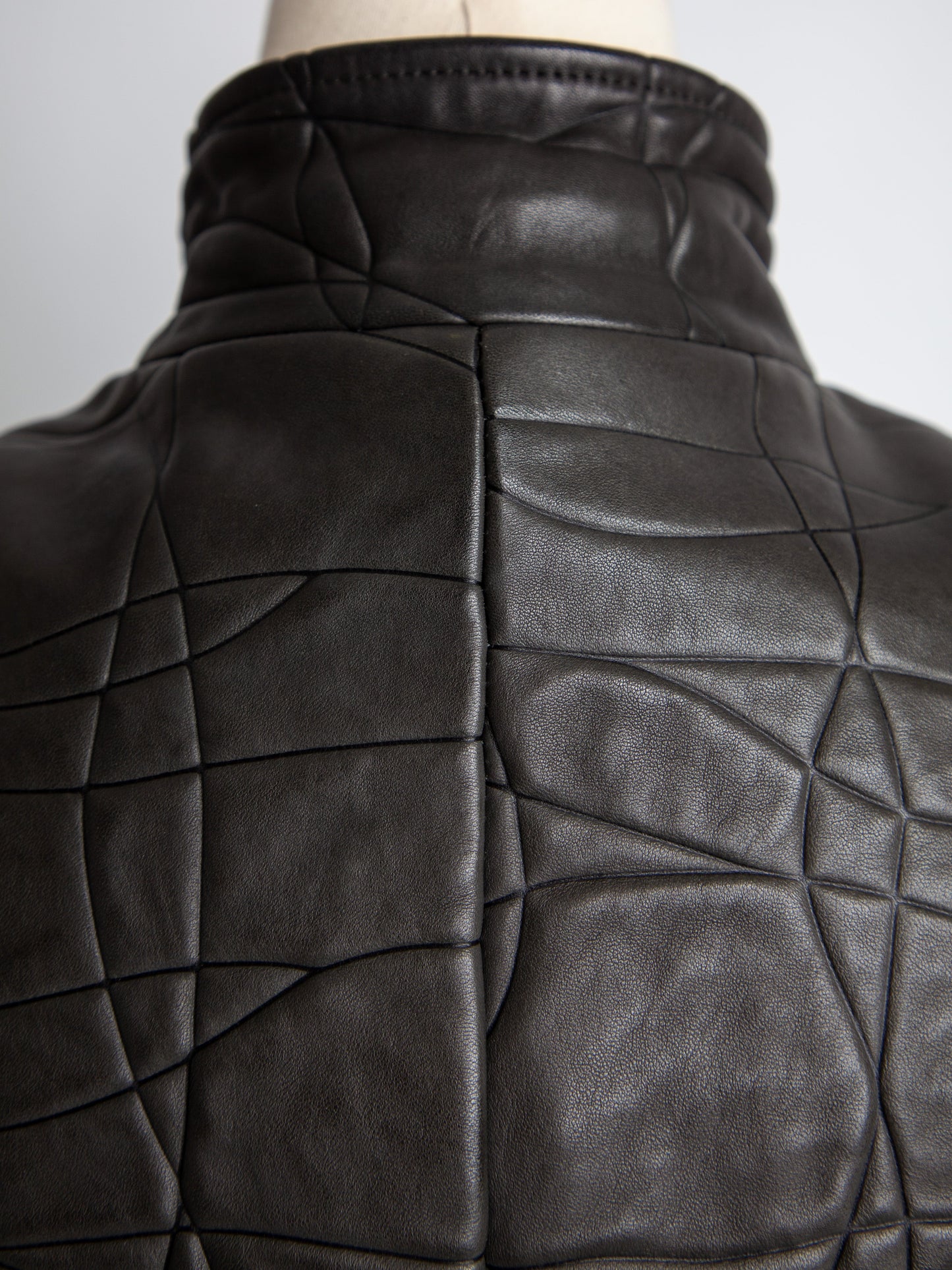 good armani exchange green quilted leather jacket size xxs