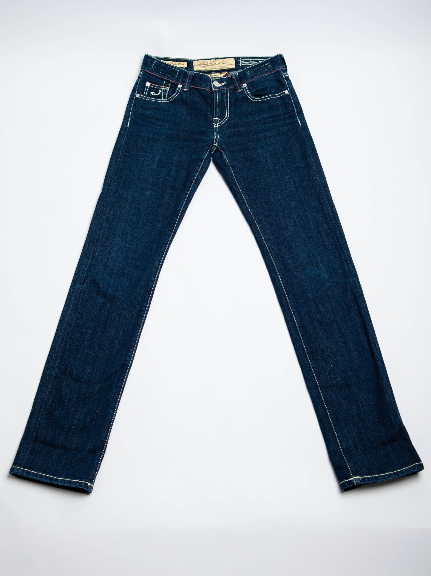 good jacob cohen jeans blue cotton natural women size n/a