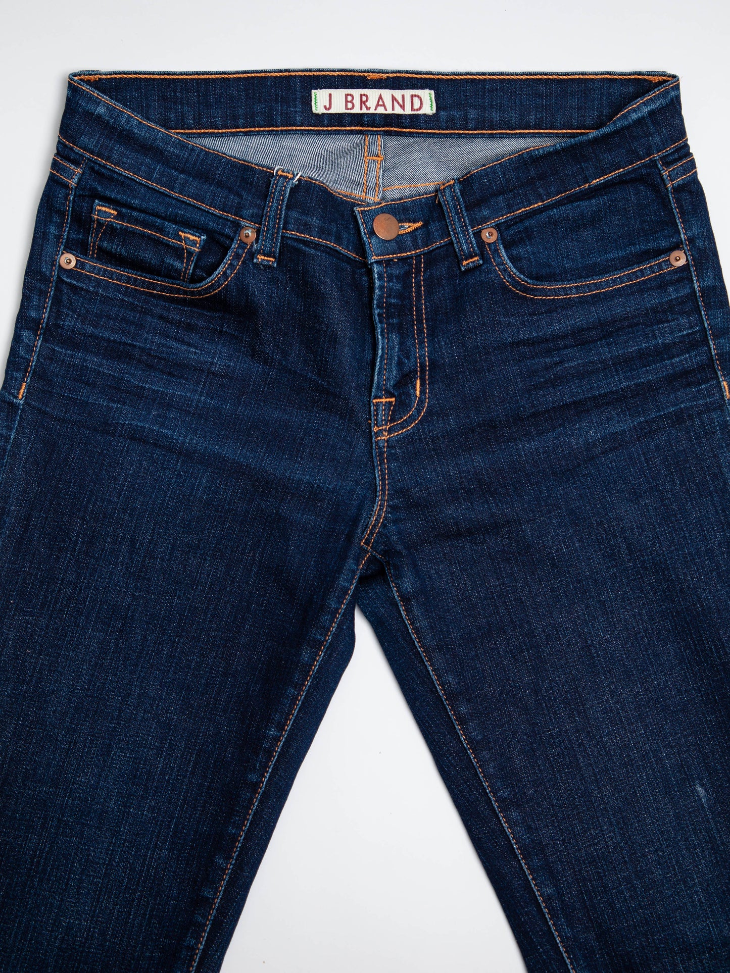 good condition j brand blue denim jeans size xs women