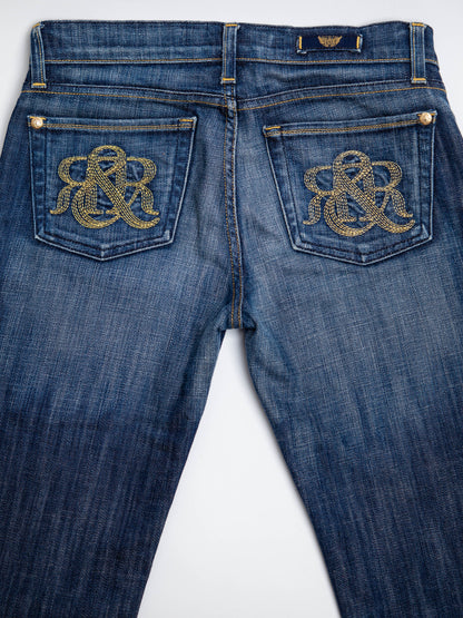 Good Rock & Republic Blue Denim Bootcut Jeans Size XS