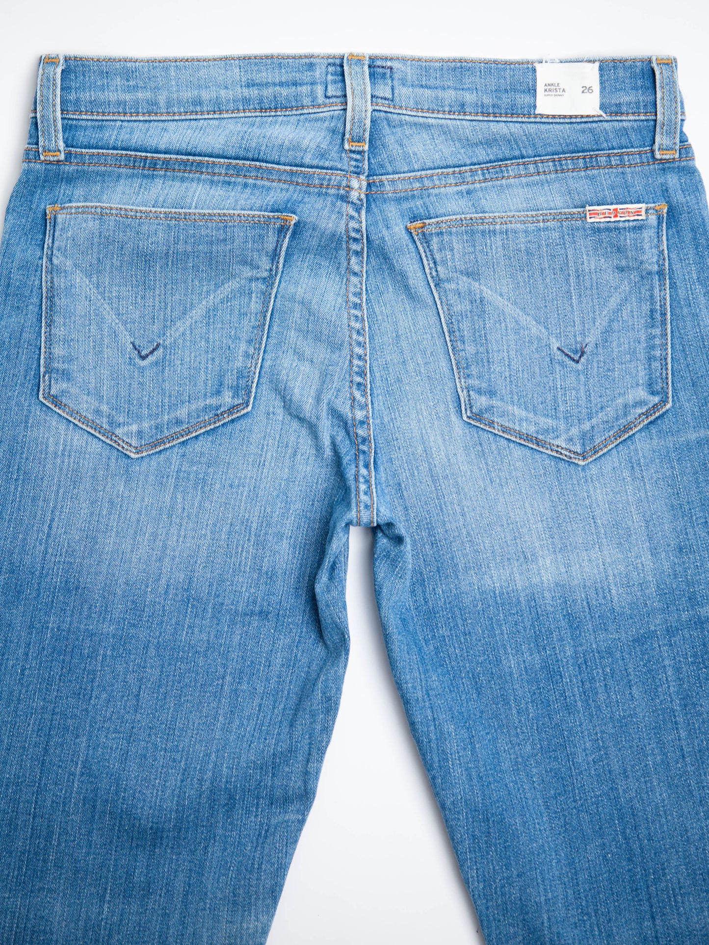 good hudson jeans blue distressed ripped knee xxs women