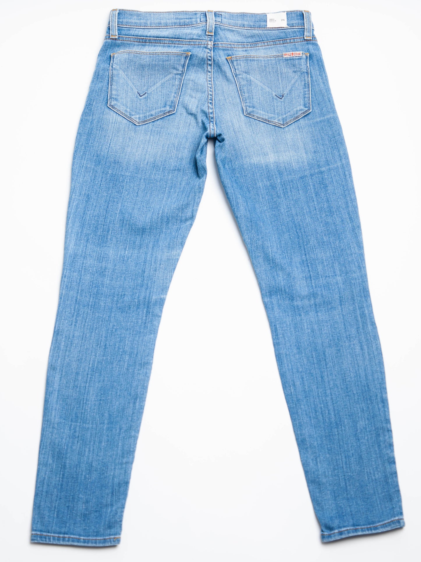 good hudson jeans blue distressed ripped knee xxs women