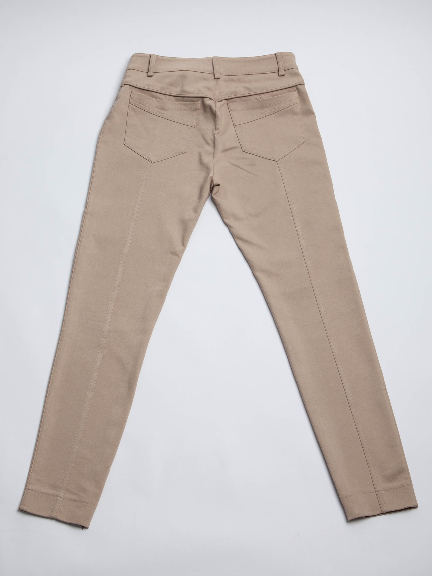 good condition network white acrylic women’s pants size xs