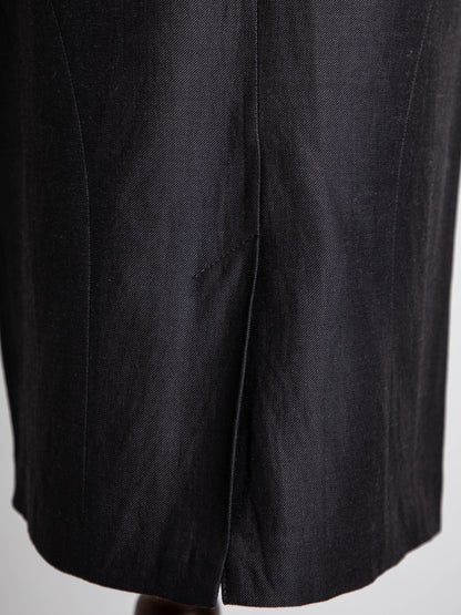 Good Ted Baker Black Sleeveless Two-Piece Outfit Vest & Skirt