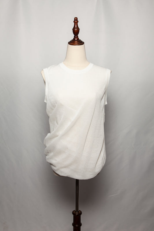 Good Condition Cos White Polyester Women's Top Size S