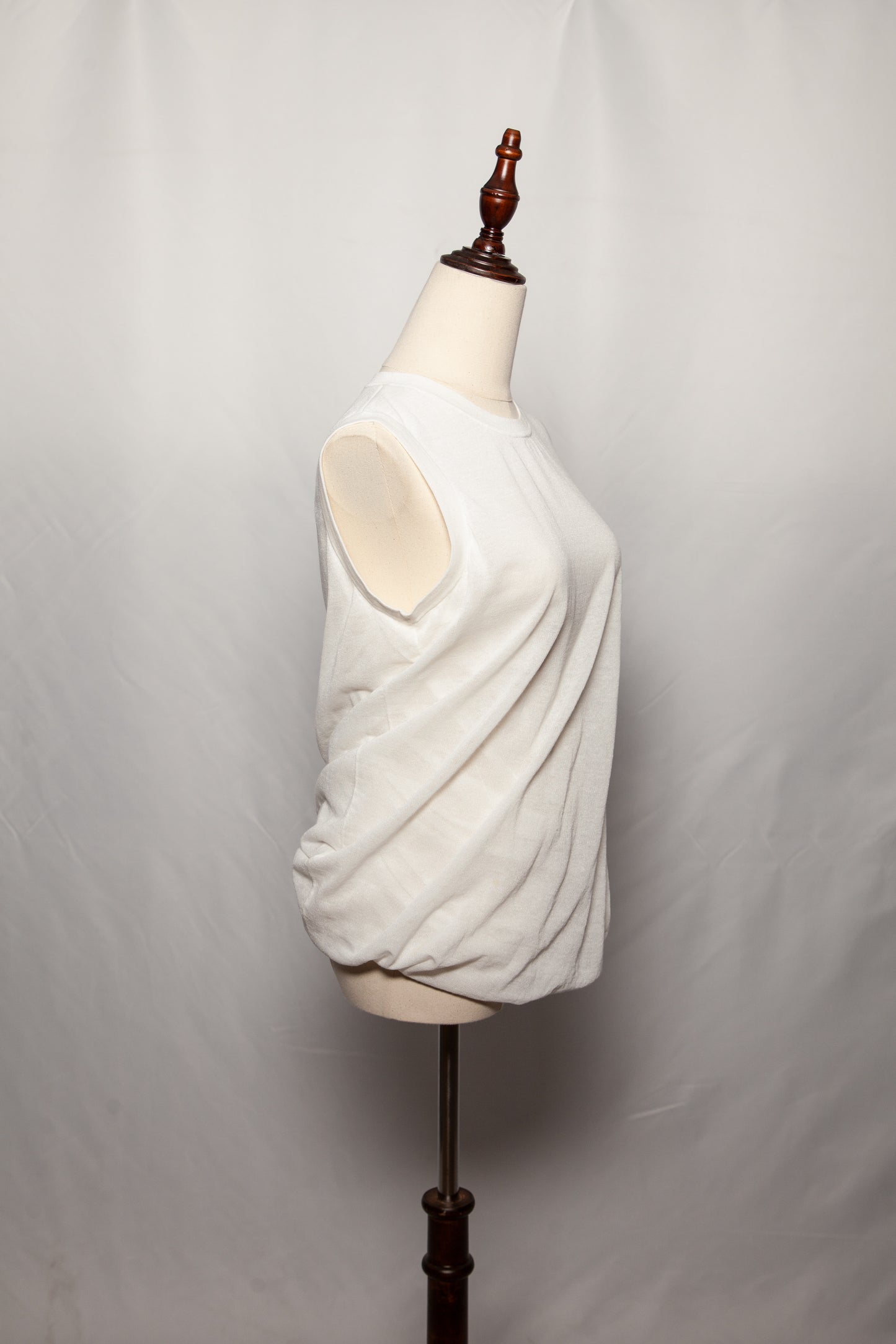 good condition cos white polyester women's top size s