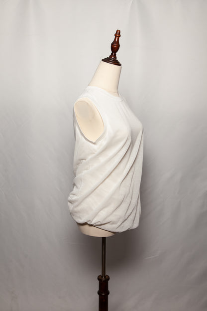 Good Condition Cos White Polyester Women's Top Size S