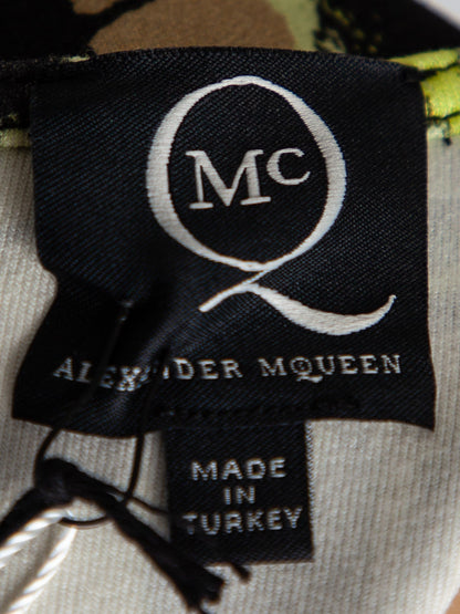 NEW Alexander McQueen Dress Green Black Beige Viscose Size N/A
