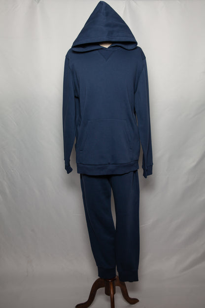 Good Theory Men's Blue Hoodie & Pants Set XL Cotton