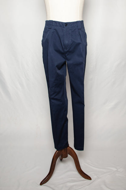 Good Etro Blue Cotton Trousers Size XL for Men