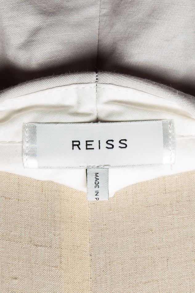 good reiss white cotton trousers size l for men