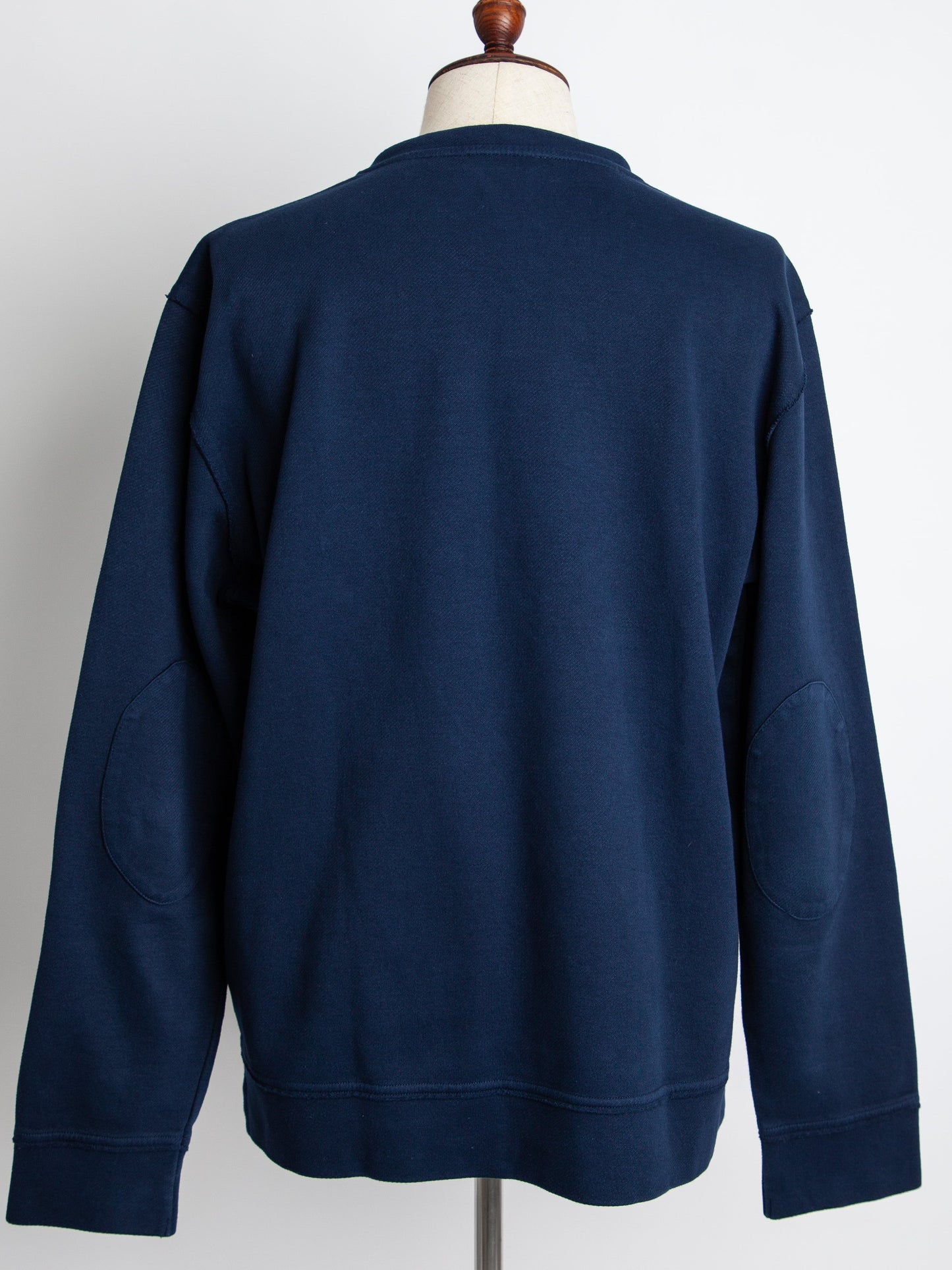 good paolo pecora blue cotton sweatshirt size xl men