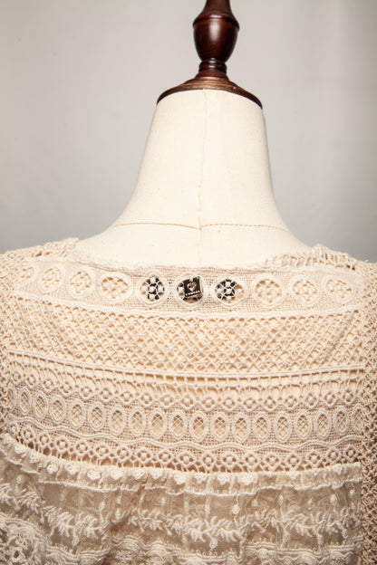 Good TWINSET White Sleeveless Lace Top Size XXS Women's Fashion