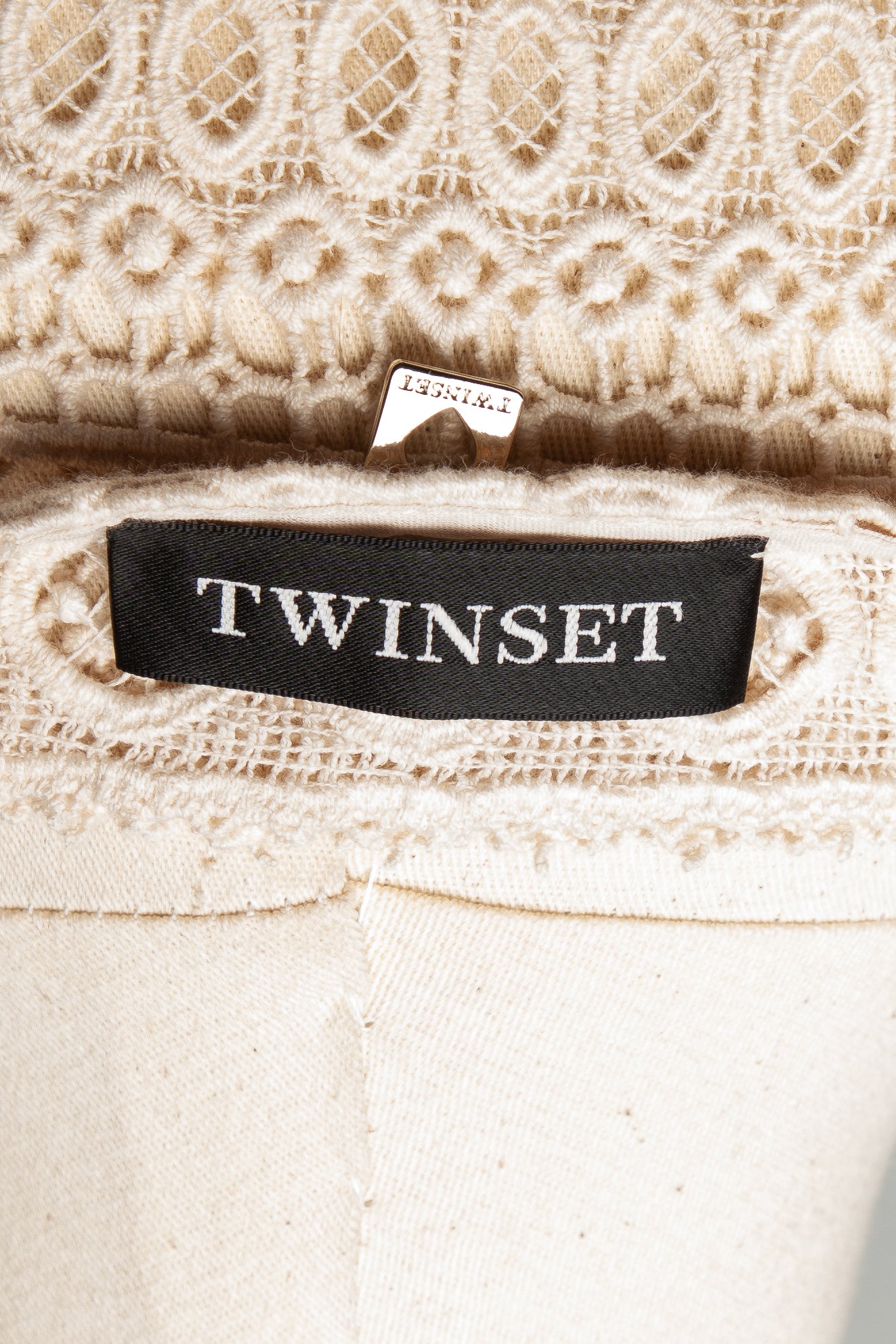good twinset white sleeveless lace top size xxs women's fashion