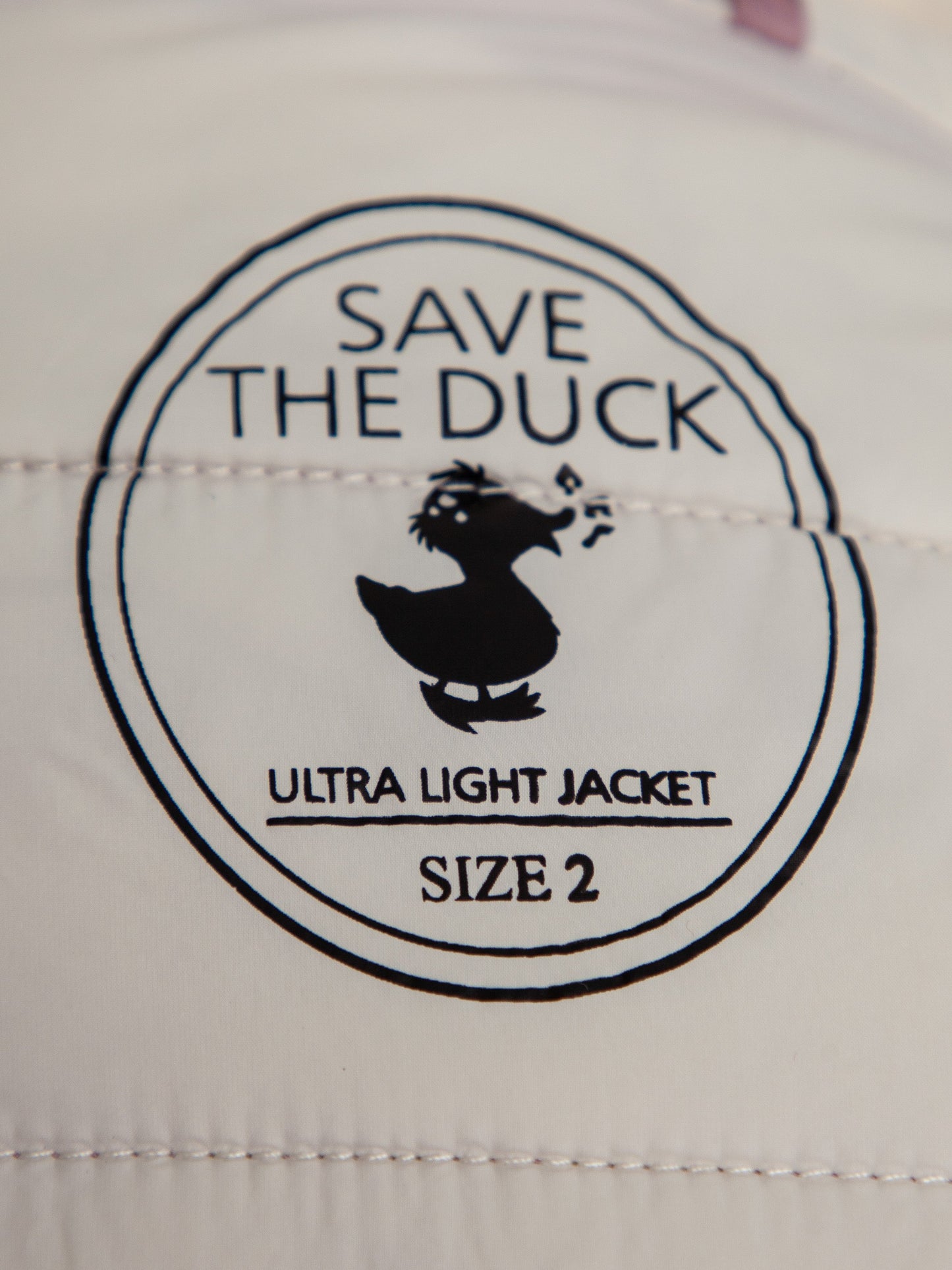 good save the duck pink quilted jacket hooded size xxs