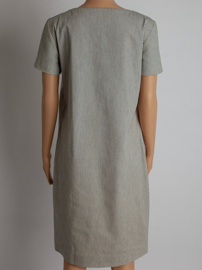 Good Max Mara Striped Cotton Dress M - Combined Color - Women’s Fashion