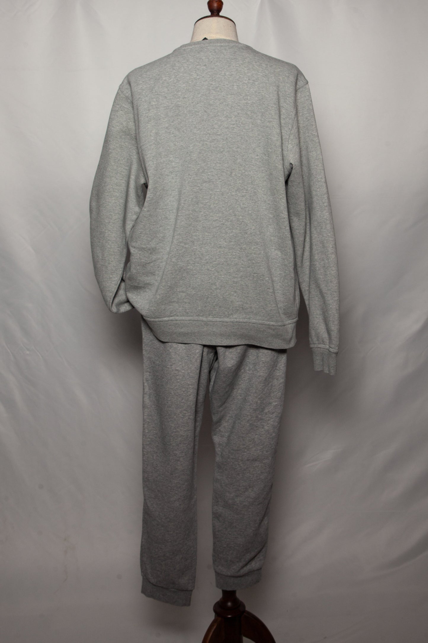 excellent nike gray tracksuit cotton natural xl men