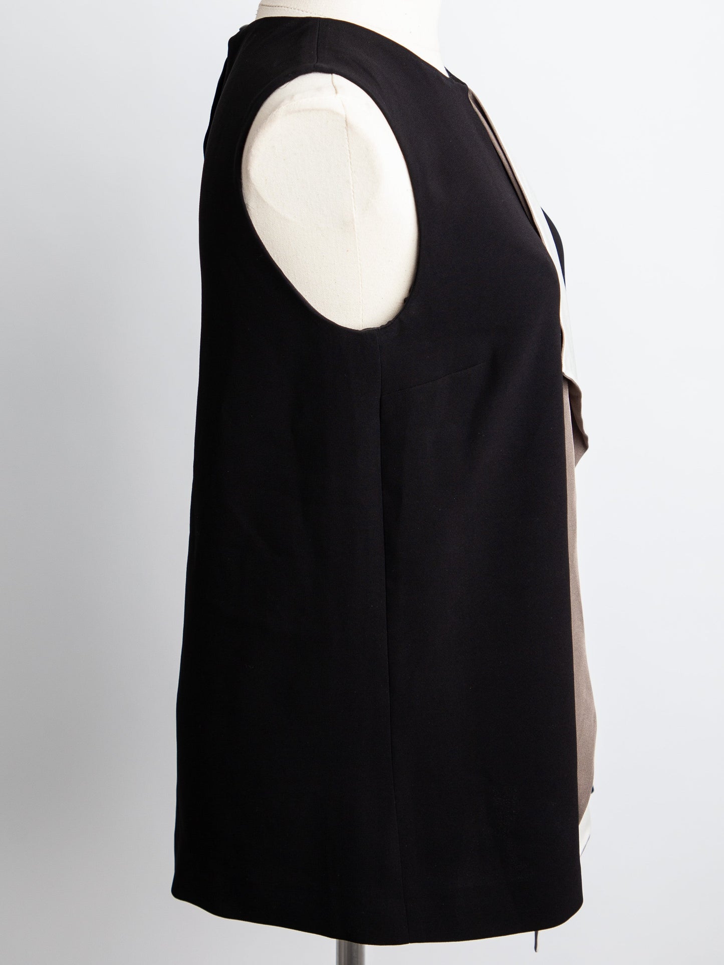new max mara black viscose dress xxs with asymmetric design