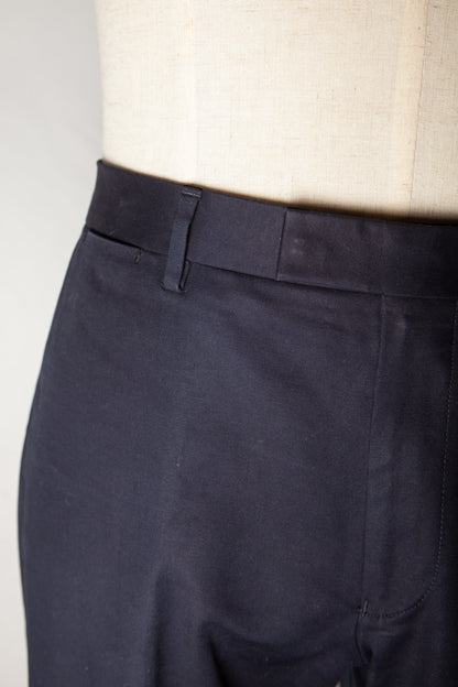 Good Reiss Blue Cotton Natural XL Formal Pants for Men