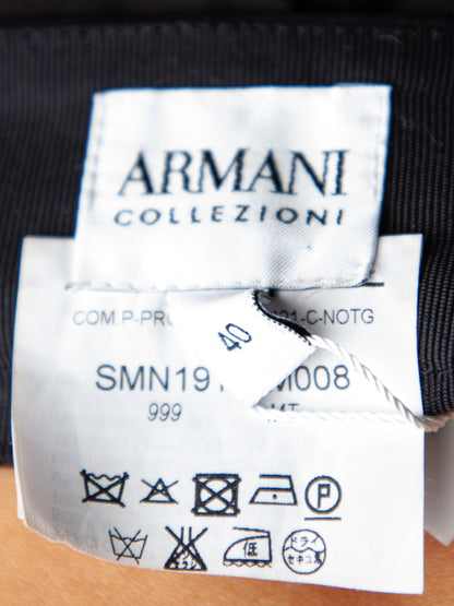 Good Armani Exchange Black Polyester Women's Skirt Size S with Pleats