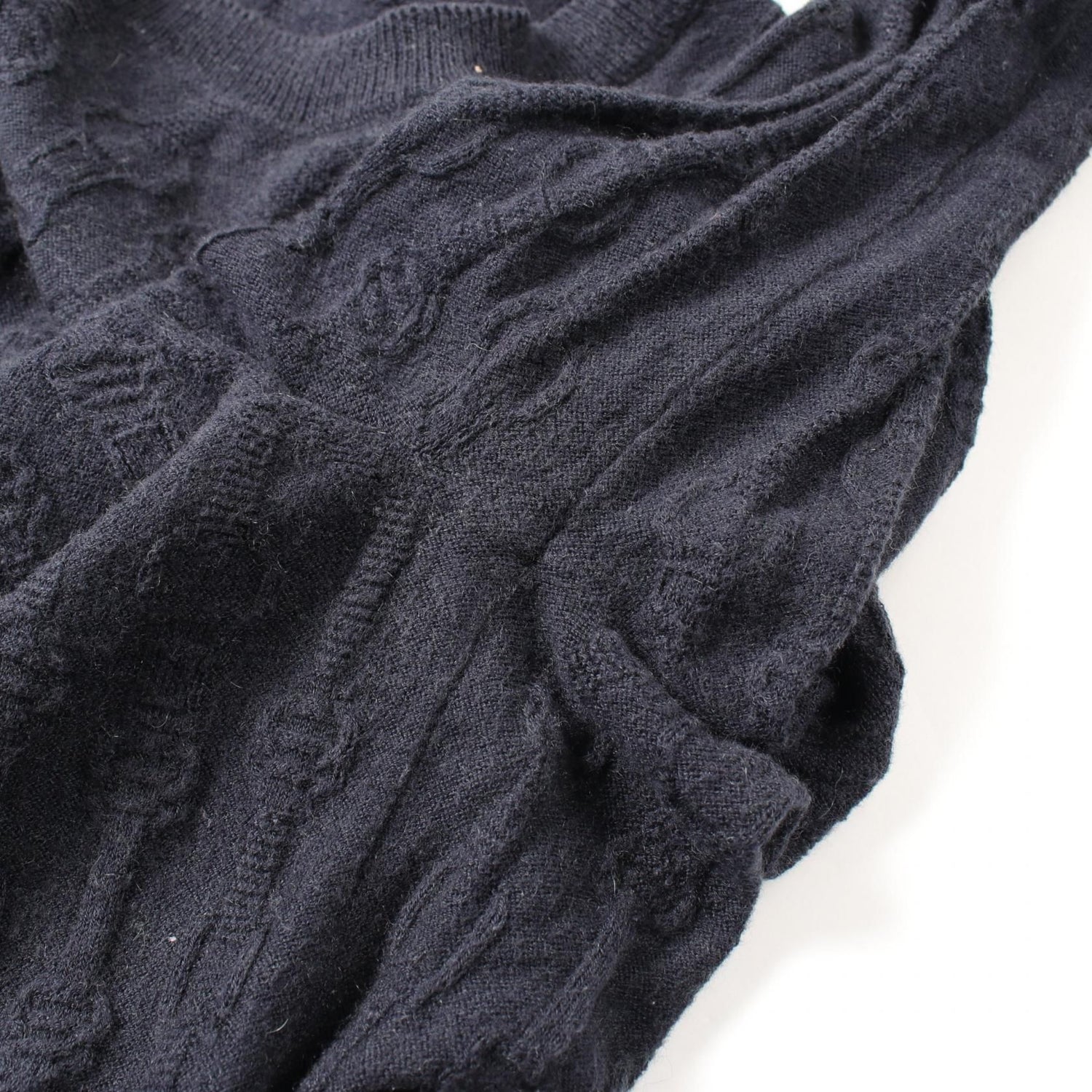 Hermes Knit Navy Cotton Cashmere