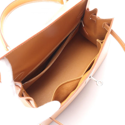 Hermes Kelly 28 Handbag Natural Sable Brown Calfskin (cowhide) Chamonix Leather