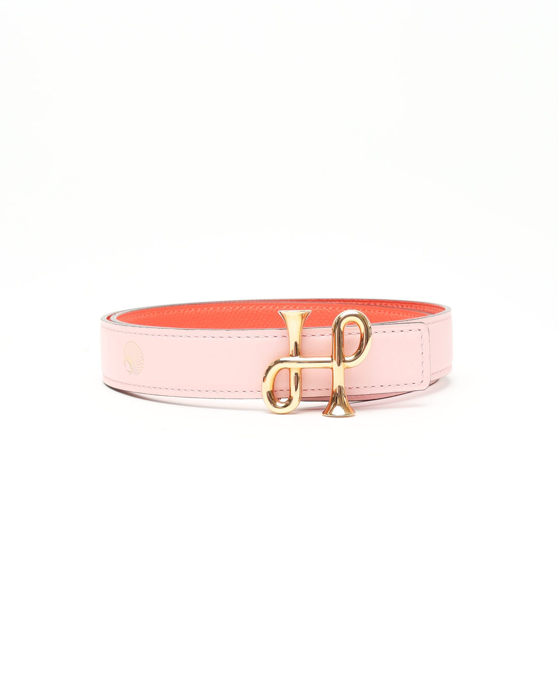 Herm�s Sur Mer Reversible Leather And Cor Baroque Belt Buckle
