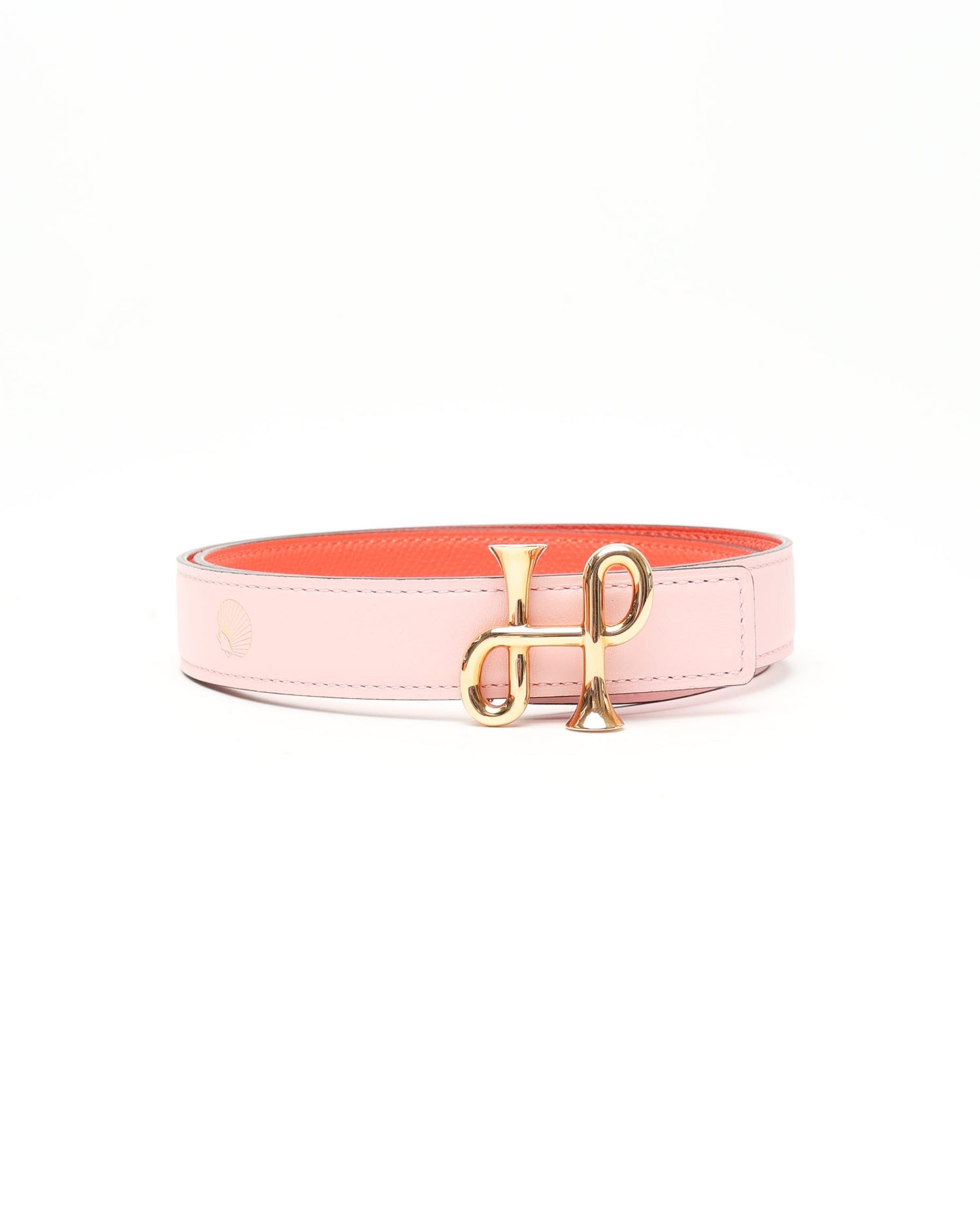 Herm�s Sur Mer Reversible Leather And Cor Baroque Belt Buckle