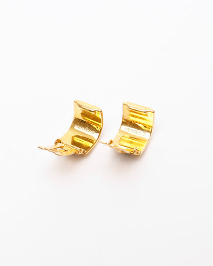 Herm�s Eenamel Clip-on Earrings