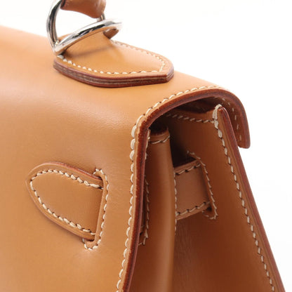 Hermes Kelly 28 Handbag Natural Sable Brown Calfskin (cowhide) Chamonix Leather