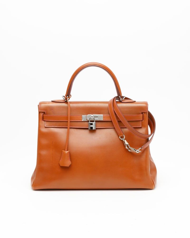 Herm�s Kelly 35 Retourne Swift Bag