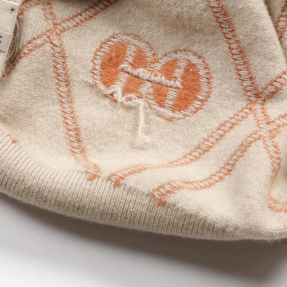 Hermes H Rondo Knit Beige Brown Cashmere