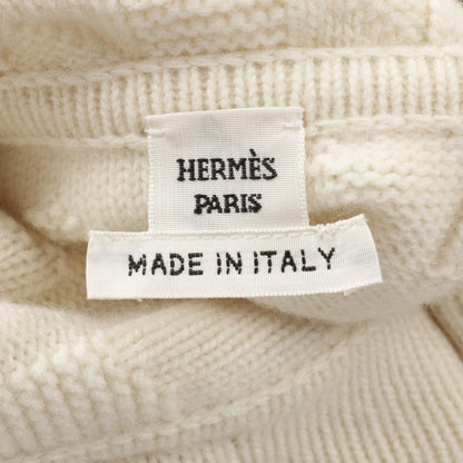 Hermes H Logo Hoodie Beige Wool 4e 2623d 3