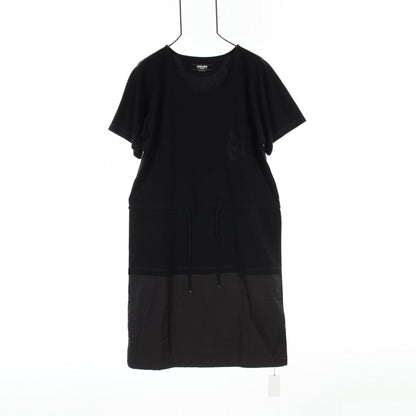 Hermes T-shirt With Embroidered Pocket Dress Black Cotton