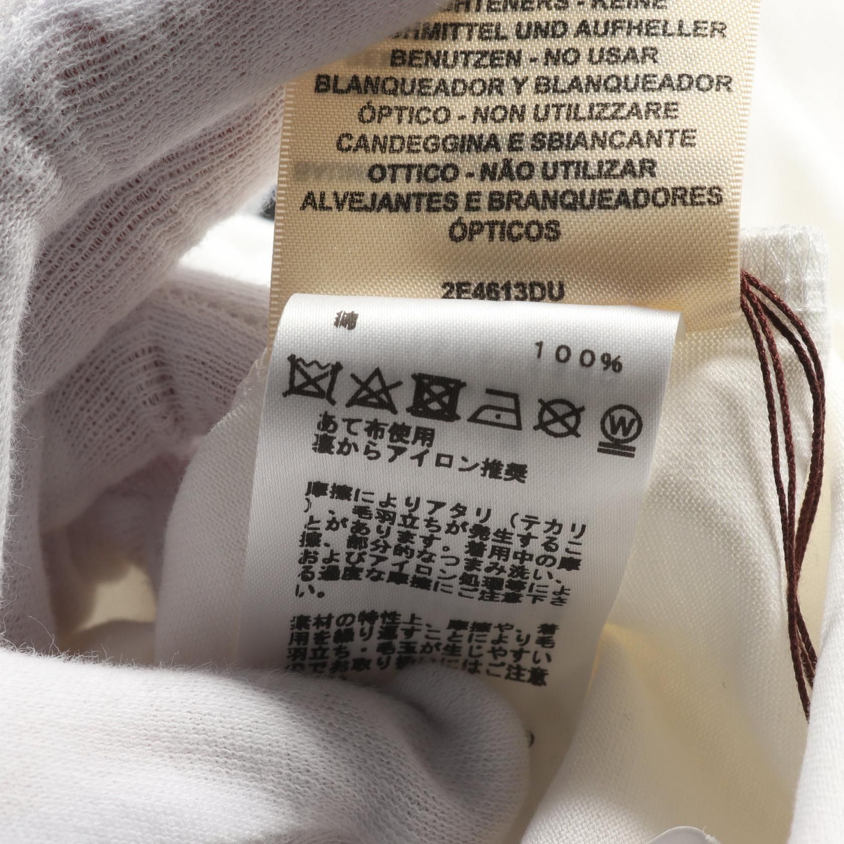Hermes Cartouche T-shirt White Cotton 2e 4613du