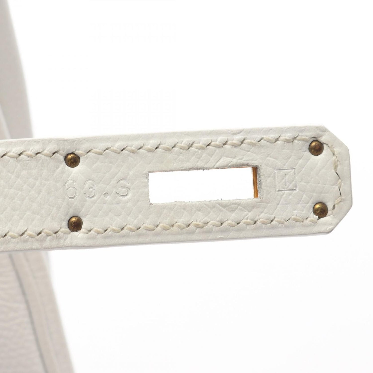 Hermes Kelly 35 Handbag White Leather Epsom