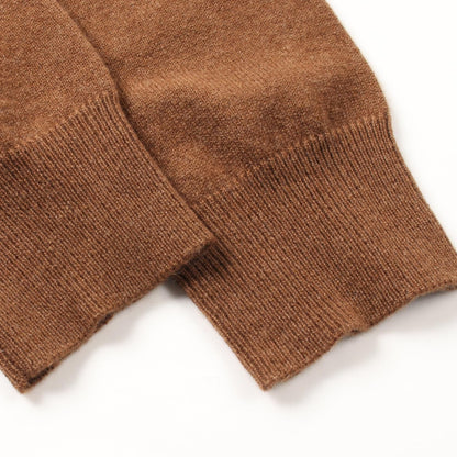 Hermes Velky Lov Knitwear Sweater Cashmere Brown Mens S