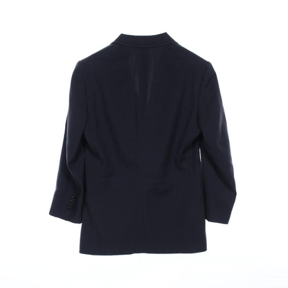 Hermes Tailored Jacket Navy Wool G 19632z 32-5259