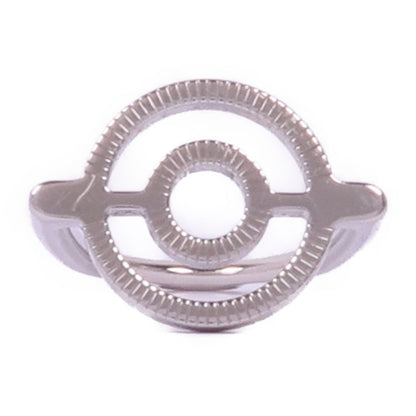 Hermes Kim Scarf Ring Silver Other Metal